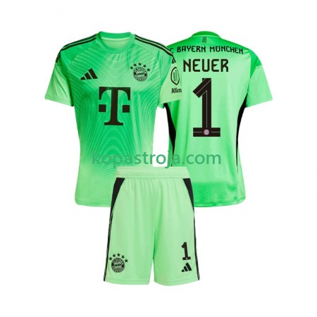 Billiga Fotbollströjor Bayern München Manuel Neuer 1 Målvakt Barn Hemma tröja 2025/26 Kortärmad